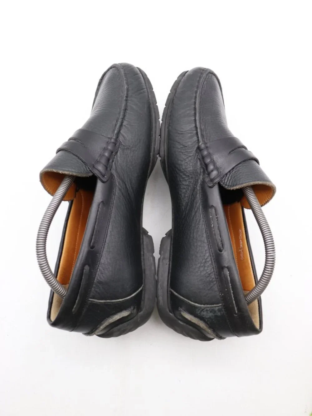 Mephisto Penny Loafers Men's US Size 9.5 Black Leather Slip On Moccasin Shoes